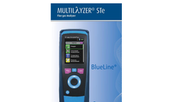 Bluelyzer - Model ST- M044 - Flue Gas Analyser - Brochure