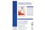 UVE - Vitamin Analysis Flyer