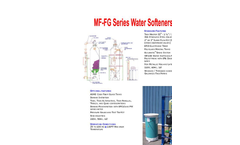Water-King - Model RF Series - Water Softeners Brochure
