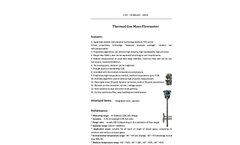Thermal Gas Mass Flowmeter Datasheet