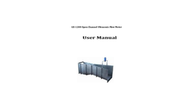 YITE - Model GE-1208 - Open Channel Ultrasonic Flowmeter User Manual