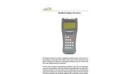 Doppler Flowmeter / Portable Handheld Ultrasonic Flow Meter
