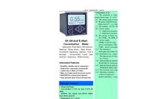 GE-136 Acid Alkali Concentration Meter