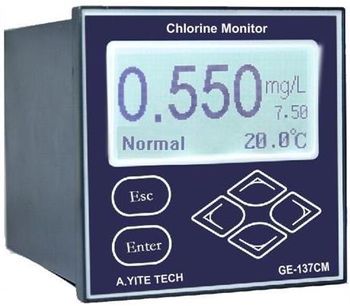A.YITE - Model GE-137 - Residual Chlorine Analyzer Monitor