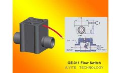 A.YITE - Model GE-311 - Small Size Plastic Paddle Flow Switch