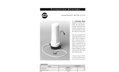 Countertop  Water Filtration Units- Brochure