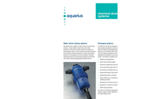 Aquarius - - Water Driven Dosing Systems Brochure