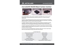 microAeth - Model MA300 - Small and Real-time 5-wavelength UV-IR Black Carbon Monitor Datasheet