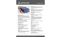 microAeth - Model AE51 - Pocket-Sized Black Carbon Aerosol Monitor Datasheet