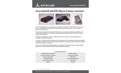 microAeth - Model MA200 - Compact, Real-Time, Wearable 5-wavelength UV-IR Black Carbon Monitor Datasheet