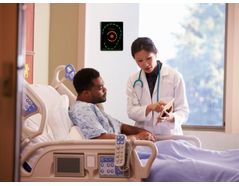 SoundEar displays the COVID-19 patient alarm signal outside the patient room