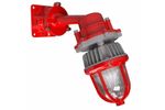 Larson Electronics - Model EPL-MJ-15W-LED-C-R-1227-WLM25 - 15W Explosion Proof Colored LED Indicator Light