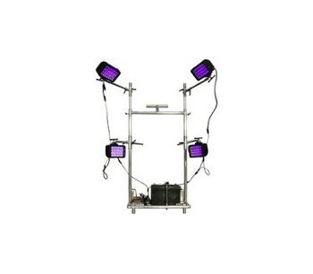 Larson Electronics - Model WALCD-4X24LED-UV395 - Portable Ultraviolet LED Paint Curing Light
