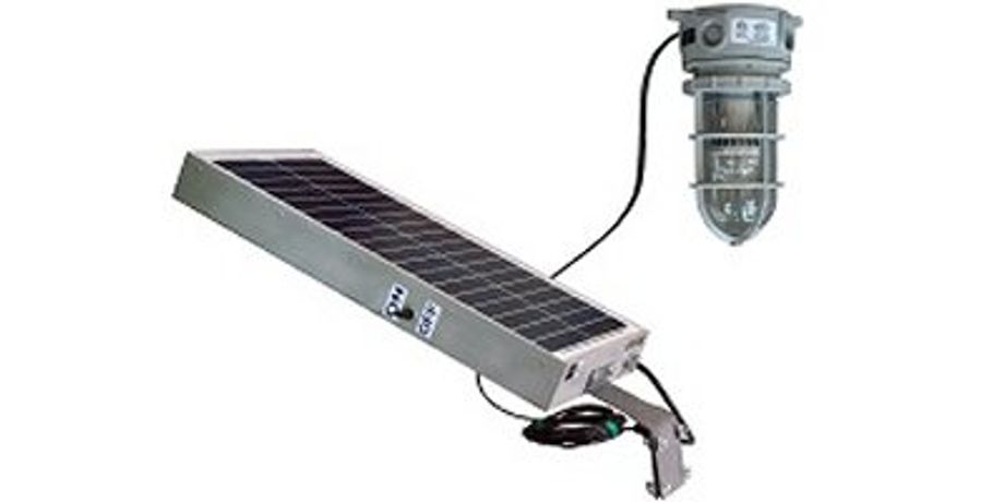 Larson Electronics - Model 30 Ft SEOOW - Solar Powered Hazardous Location LED Light