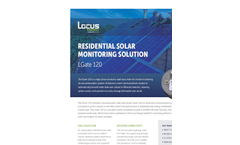 Locus Energy - Model LGate 120 - Single-phase Electronic Watt-hour Meter - Brochure