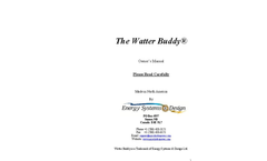 Watter Buddy - Manual
