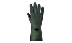Maxima - Model 51 - 30cm Heavy Duty Flock Lined Natural Rubber Glove