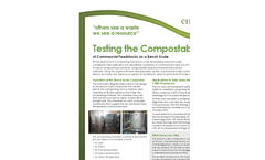 Information about the Bench Scale Composter- Brochure