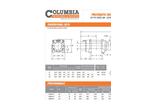 Columbia - Model HD Series - Pneumatic Hoists (Lifting) - Brochure