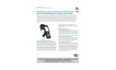 Codegate - Model MC3390R - Integrated Long-Range UHF Handheld RFID Reader Brochure