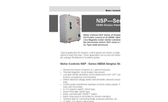 NEMA - Model NSP – Series - Simplex Starter Panel Brochure