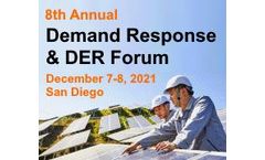 8th Annual Demand Response & Distributed Energy Resources Forum (100% virtual) Taking Place December 7-8, 2021