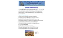 Prospectus for Utility Outage Management, Restoration and Communications Forum