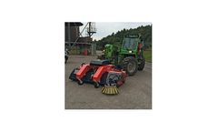 Model Sitesweep - Heavy-Duty Fork Mounted Sweeper Collector