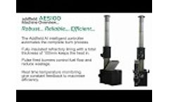 Mobile Waste Incinerator the AES100-2SEC from Addfield - Video