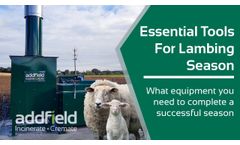 Ideal Solution for Fallen Stock at Lambing Season - Video