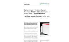 BacTerminator - Dental Complete Water Treatment System Brochure
