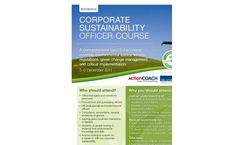 Corporate Sustainability Course