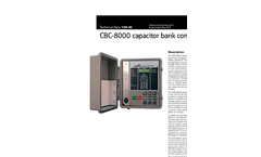 CBC-8000 Capacitor Bank Control Brochure