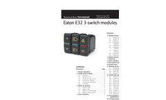 Eaton E32 3-switch modules datasheet