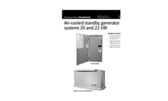 Air-Cooled Standby Generator Systems Spec Sheet