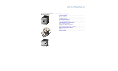 Eaton - Model XT Series (IEC) - Non-Reversing and Reversing Contactor Brochure