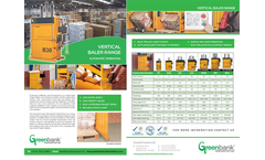 Greenbank - Vertical Balers Brochure