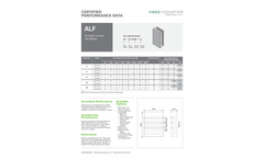 Vibro-Acoustics - Model ALF - Flat Blade Acoustic Louvers Brochure