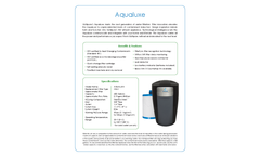 Model Aqualuxe - Drinking Water Systems - Datasheet