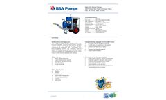 BBA Pumps - Model B60-220 Jetting - Diesel Driven 2 Inch Self-Priming Centrifugal Pump - Datasheet