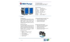 BBA Pumps - PT150 D185 Diesel DriveOn Tier 4 F - USA - Datasheet