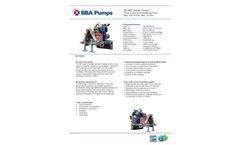 BBA Pumps - Model BA160L D420 High Flow - 8 Inch (PTO) Tractor-Driven Pump - Datasheet