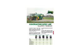Contractor - Model LGP - Slurry Tanker  Brochure