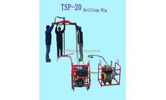 Three Source - Model TSP-20 - Man Portable Drilling Rig (FLUSH Drilling Rig)