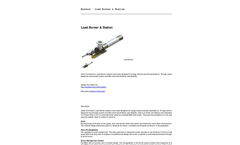 Model SKU 1003 - Load Burner & Station Brochure