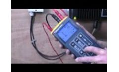 How to test a PV installation using the new Seaward Solarlink Test Kit Video