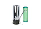 Model H2O-RCT-CP-CB - Chrome Plated Countertop Filter with Replaceable Cartridge