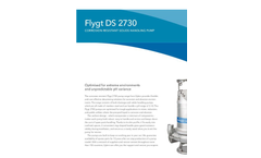 Flygt - Model DS 2730 - Electric-Submersible Corrosion-Resistant Sludge Pump Brochure
