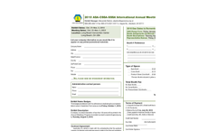 ASA-CSSA-SSSA 2010 International Annual Meetings - 2010 Exhibitor Application Brochure (PDF 115 KB)