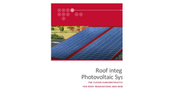 BELECTRIC - Roof Integrated Photovoltaic Systems Brochure
